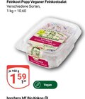 Veganer Feinkostsalat Angebote von Feinkost Popp bei GLOBUS Mannheim für 1,59 €