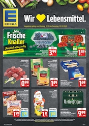 Bier im EDEKA Prospekt in Döbeln Aktueller EDEKA Prospekt mit Bier, "Wir lieben Lebensmittel!", Seite 1