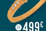 bague diamants à 499,00 € dans le catalogue E.Leclerc
