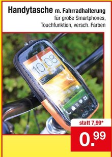 Zimmermann Bad Suderode - Handytasche m. Fahrradhalterung Handytasche m. Fahrradhalterung Angebot bei Zimmermann Bad Suderode im Prospekt "Mehr als Du denkst! "