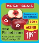 Plattnektarinen im Angebot bei ALDI Nord in Potsdam Plattnektarinen Angebote von Ondine bei ALDI Nord Potsdam für 1,89 €