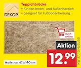 Teppichbrücke Angebote von Dekor bei Netto Marken-Discount Eisenach für 12,99 €