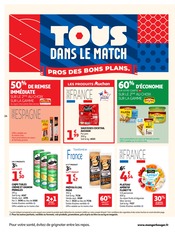 Promos Saucisse dans le catalogue "TOUS DANS LE MATCH" de Auchan Supermarché Saucisse en promo dans le catalogue Auchan Supermarché à la page 14