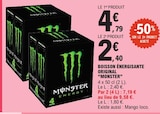 Boisson énergisante Original - Monster dans le catalogue E.Leclerc