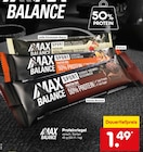 Proteinriegel von Max Balance im aktuellen Netto Marken-Discount Prospekt für 1,49 €