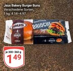 Bakery Burger Buns Angebote von Jaus bei GLOBUS Wiesbaden für 1,49 €