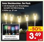 Solar Steckleuchten, 5er Pack Angebot in Pouch Solar Steckleuchten, 5er Pack im aktuellen Prospekt bei Netto Marken-Discount in Pouch