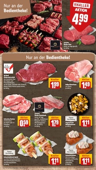 Fleisch im REWE Prospekt "Dein Markt" mit 32 Seiten (Rostock)