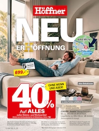 Höffner Prospekt für Tarmstedt mit 60 Seiten Höffner Prospekt für Tarmstedt: "NEUERÖFFNUNG", 60 Seiten, 28.09.2026 - 13.10.2026