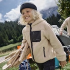 Veste effet sherpa à capuche beige garçon - La Halle Veste effet sherpa à capuche beige garçon à 29,99 € dans le catalogue La Halle