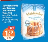 Mehlzauber Weizenmehl Type 405 im V-Markt Prospekt Mehlzauber Weizenmehl Type 405 von Scheller Mühle im aktuellen V-Markt Prospekt für 1,79 €