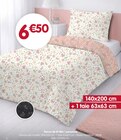 Parure de lit NEA 1 personne en promo chez B&M Romans-sur-Isère à 6,50 €
