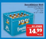 Aktuelle Bier Angebote bei Marktkauf in Schonungen Aktuelles Hell Angebot bei Marktkauf in Schonungen ab 14,99 €