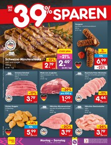 Steak im aktuellen Netto Marken-Discount Prospekt (Regensburg) Steak im Netto Marken-Discount Prospekt "Aktuelle Angebote" mit 68 Seiten (Regensburg)