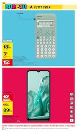 Smartphone Angebote im Prospekt "LA RENTRÉE À PETIT PRIX" von Carrefour Market auf Seite 24