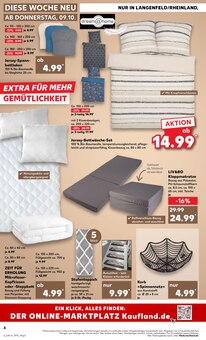 Spannbettlaken im aktuellen Kaufland Prospekt (Solingen (Klingenstadt)) Spannbettlaken im Kaufland Prospekt "EXTRA-ANGEBOTE" mit 8 Seiten (Solingen (Klingenstadt))