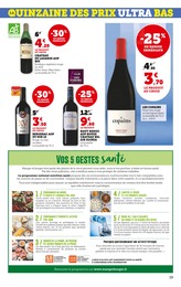 Offre Vin rouge bio dans le catalogue Super U du moment à la page 19