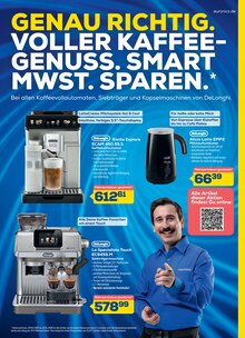 Kaffee im EURONICS Prospekt "GENAU RICHTIG. BUNTE AUSWAHL. DUFTE PREISE." mit 12 Seiten (Meerbusch)