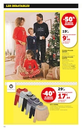 Prix et réduction Pyjama dans le prospectus Super U en cours Offre Pyjama dans le catalogue Super U du moment à la page 62