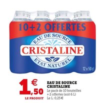 Super U Auchel - EAU DE SOURCE Promo EAU DE SOURCE dans le catalogue Super U Des prix qui tombent vraiment bien ! à Auchel
