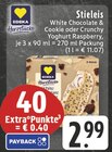 Aktuelles White Chocolate & Cookie oder Crunchy Yoghurt Raspberry Angebot bei EDEKA in Mönchengladbach ab 2,99 €