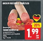 Salami mediterran von Bauerngut im aktuellen EDEKA Prospekt