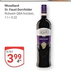 Dr. Faust Dornfelder im Angebot bei GLOBUS in Kerpen Dr. Faust Dornfelder Angebote von Moselland bei GLOBUS Kerpen für 3,99 €