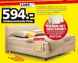 Boxspringbett Blizzard im aktuellen Segmüller Prospekt