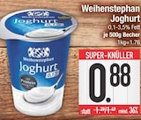 Joghurt im EDEKA Prospekt Joghurt von Weihenstephan im aktuellen EDEKA Prospekt für 0,88 €