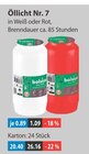 Öllicht Nr. 7 Weiß von bolsius im aktuellen V-Markt Prospekt für 0,89 €
