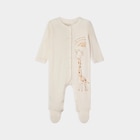 Pyjama Kimbaloo blanc bébé en promo chez La Halle Pyjama Kimbaloo blanc bébé dans le catalogue La Halle