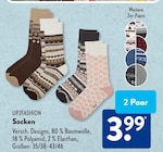 Socken im ALDI SÜD Prospekt Socken von UP2FASHION im aktuellen ALDI SÜD Prospekt für 3,99 €