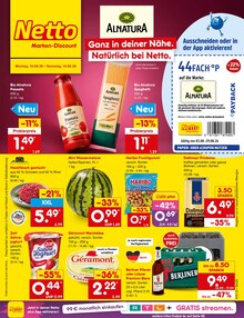 Bier im Netto Marken-Discount Prospekt "Aktuelle Angebote" mit 71 Seiten (Eberswalde)