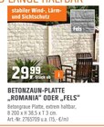 OBI Görlitz - Betonzaun-Platte „Romania“ oder „Fels“ Betonzaun-Platte „Romania“ oder „Fels“ Angebot bei OBI Görlitz im Prospekt ALLES MACHBAR