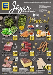 EDEKA Prospekt "Aktuelle Angebote" für Stuttgart, 2 Seiten, 22.12.2025 - 27.12.2025