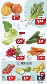 Gemüse im famila Nordwest Prospekt "Markt - Angebote" mit 43 Seiten (Oldenburg)