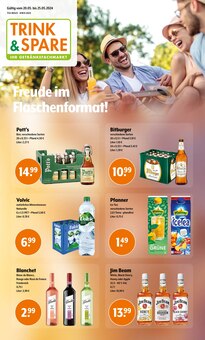 Aktueller Trink und Spare Prospekt "Aktuelle Angebote" Seite 1 von 8 Seiten für Duisburg