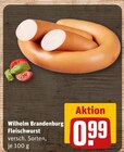 Fleischwurst Angebote von Wilhelm Brandenburg bei REWE Ludwigshafen für 0,99 €