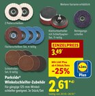 Winkelschleifer im Lidl Prospekt Winkelschleifer-Zubehör von Parkside im aktuellen Lidl Prospekt für 2,61 €