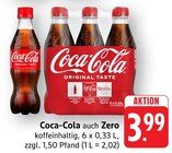Aktuelle Coca Cola Zero Angebote bei EDEKA in Mannheim Aktuelles Coca-Cola Angebot bei EDEKA in Mannheim ab 3,99 €