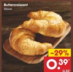 Buttercroissant von  im aktuellen Netto Marken-Discount Prospekt für 0,39 €