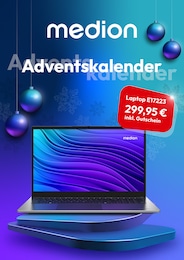 Adventskalender Angebot im aktuellen Medion Prospekt auf Seite 1