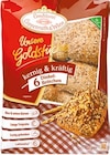 Aktuelle Wecker Angebote bei Netto mit dem Scottie in Potsdam Aktuelles Unsere Goldstücke kernig & kräftig Dinkelbrötchen Angebot bei Netto mit dem Scottie in Potsdam ab 1,99 €