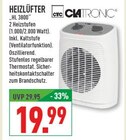 Heizlüfter HL 3800 Angebote von CLATRONIC bei Marktkauf Ibbenbüren für 19,99 €
