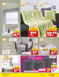 Netto Marken-Discount Kuscheldecke im Prospekt 