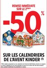 Intermarché Express Nice - Promo -50% remise immédiate sur le 2ème sur les Calendriers de l'Avent KINDER Promo -50% remise immédiate sur le 2ème sur les Calendriers de l'Avent KINDER à  dans le catalogue Intermarché Express à Nice