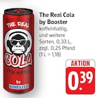 The Real Cola im Angebot bei EDEKA in Schmelz The Real Cola Angebote von Booster bei EDEKA Schmelz für 0,39 €