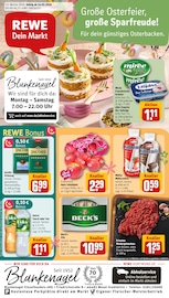Lebensmittel im REWE Prospekt in Wesel Aktueller REWE Prospekt mit Lebensmittel, "Dein Markt", Seite 1
