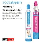 Füllung / Tauschzylinder blau im Angebot bei V-Markt in Augsburg Füllung / Tauschzylinder blau Angebote von sodastream bei V-Markt Augsburg für 7,99 €