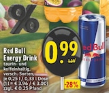Aktuelle Energydrink Angebote bei EDEKA in Rheda-Wiedenbrück Aktuelles Energy Drink Angebot bei EDEKA in Rheda-Wiedenbrück ab 0,99 €